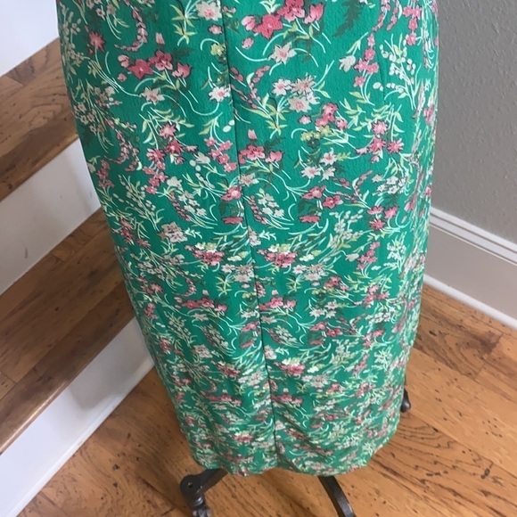 Lucy Paris Womens A-Lne Polyester Midi Dress Green - Picture 8 of 11